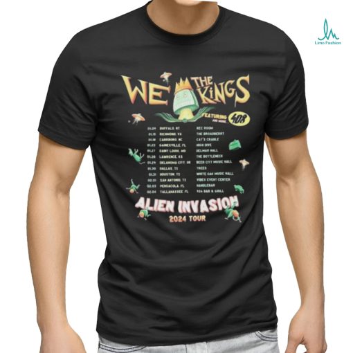 We The Kings Alien Tour 2024 shirt