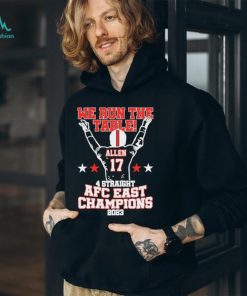 We The Table 4 Straight AFC Champions Allen 17 Victory 2023 shirt