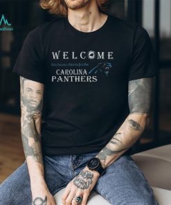Welcome This House Cheers For The Carolina Panthers 2024 T Shirts
