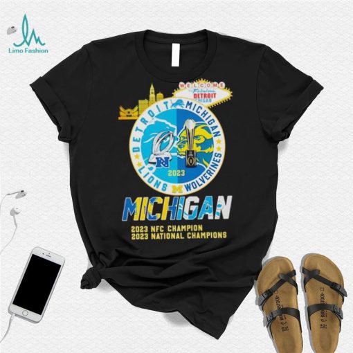Welcome to Fabulous Detroit Lions Michigan Wolverines 2023 shirt
