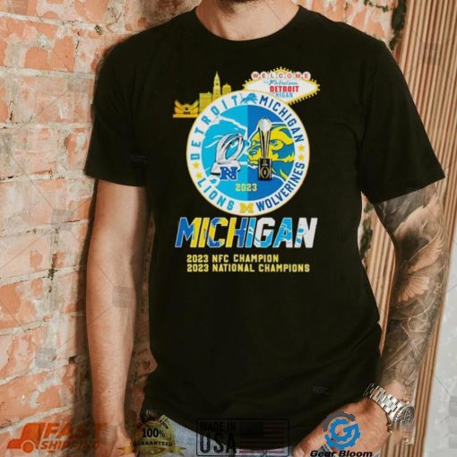 Welcome to Fabulous Detroit Lions Michigan Wolverines 2023 shirt