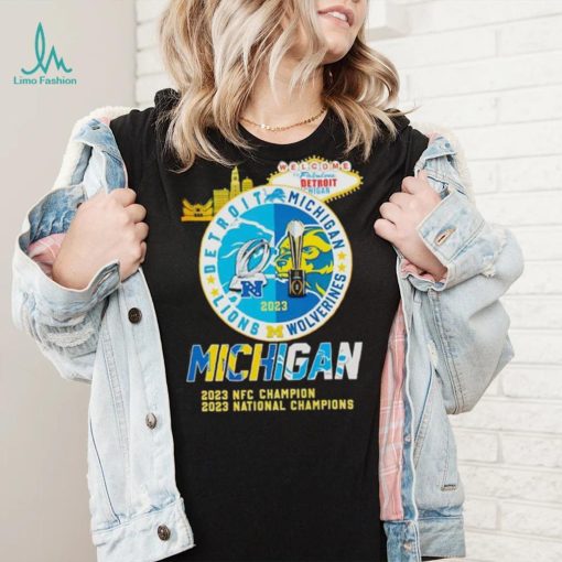 Welcome to Fabulous Detroit Lions Michigan Wolverines 2023 shirt