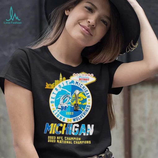 Welcome to Fabulous Detroit Lions Michigan Wolverines 2023 shirt