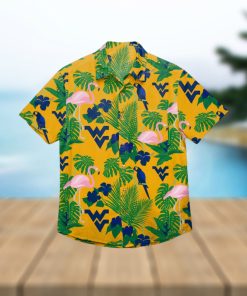 West Virginia Mountaineers Floral Hawaiian Shirt