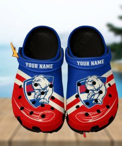 Western Bulldogs AFL Classic Custom Name Crocs Clogs Shoes