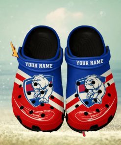 Western Bulldogs AFL Classic Custom Name Crocs Clogs Shoes