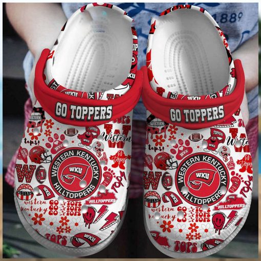 Western Kentucky Hilltoppers Ncaa Go Tops Clogs Crocs