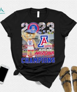 Wilbur the Wildcat mascot Arizona Wildcats 2023 Alamo Bowl Champions shirt