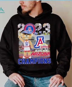 Wilbur the Wildcat mascot Arizona Wildcats 2023 Alamo Bowl Champions shirt