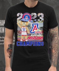 Wilbur the Wildcat mascot Arizona Wildcats 2023 Alamo Bowl Champions shirt