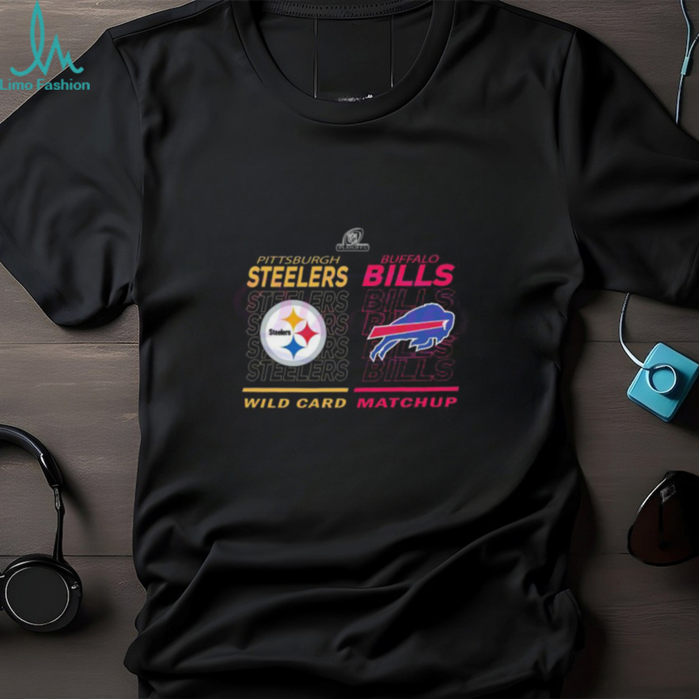 Wild Card Matchup Buffalo Bills Vs Pittsburgh Steelers Nfl Playoffs 2024 T shirt Wild Card Matchup Buffalo Bills Vs Pittsburgh Steelers Nfl Playoffs 2024 T shirt