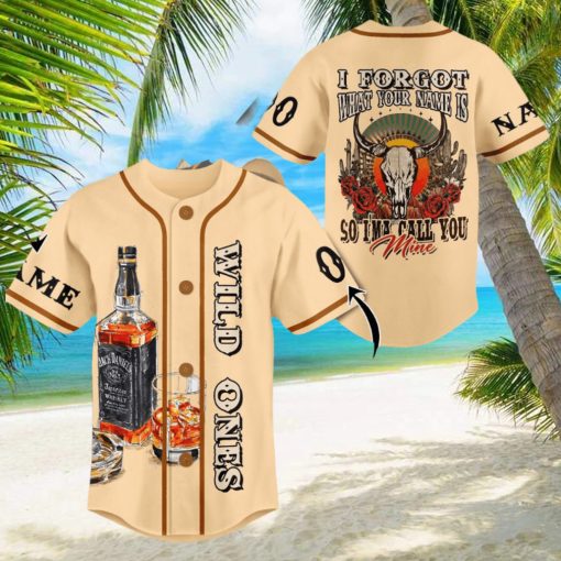 Wild Ones I Forgot What Your Name Is So I’ma Call You Mine Jessie Murph Custom Baseball Jersey