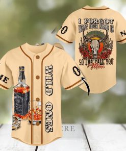 Wild Ones I Forgot What Your Name Is So I’ma Call You Mine Jessie Murph Custom Baseball Jersey