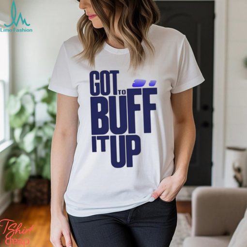 Will Johnson Wearing Got To Buff It Up Glasses Shirt