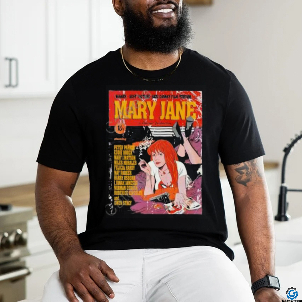 Winner best picture 2022 canes film festival mary jane a chronic production t shirt Winner best picture 2022 canes film festival mary jane a chronic production t shirt
