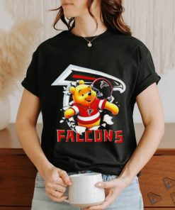 Winnie The Pooh FLN Football Atlanta Falcons T Shirt