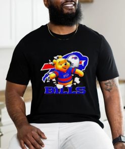 Winnie The Pooh FLN Football Buffalo Bills T Shirt