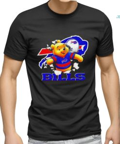 Winnie The Pooh FLN Football Buffalo Bills T Shirt