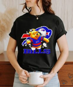 Winnie The Pooh FLN Football Buffalo Bills T Shirt