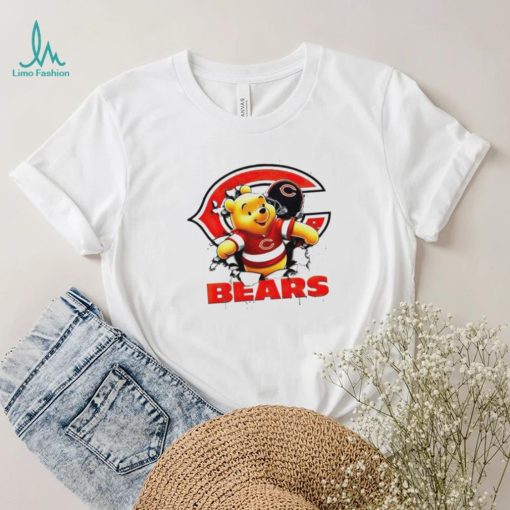 Winnie The Pooh FLN Football Chicago Bears shirt