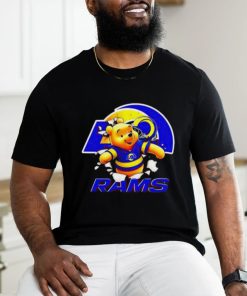 Winnie The Pooh FLN Football Los Angeles Rams T Shirt