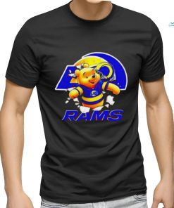 Winnie The Pooh FLN Football Los Angeles Rams T Shirt