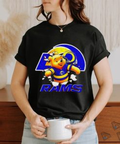 Winnie The Pooh FLN Football Los Angeles Rams T Shirt