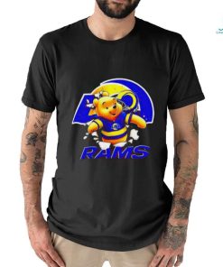 Winnie The Pooh FLN Football Los Angeles Rams T Shirt