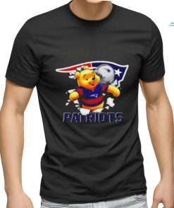 Winnie The Pooh FLN Football New England Patriots T Shirt
