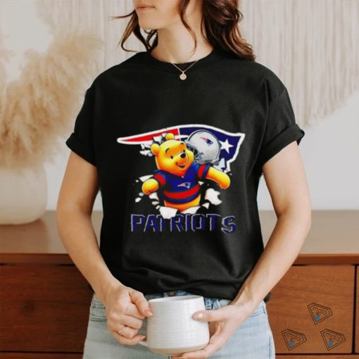 Winnie The Pooh FLN Football New England Patriots T Shirt