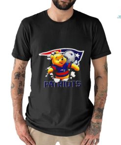Winnie The Pooh FLN Football New England Patriots T Shirt