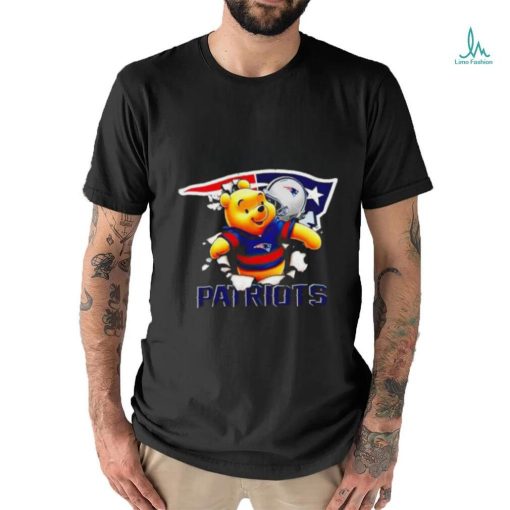 Winnie The Pooh FLN Football New England Patriots T Shirt
