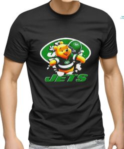 Winnie The Pooh FLN Football New York Jets T Shirt
