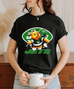 Winnie The Pooh FLN Football New York Jets T Shirt