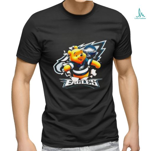 Winnie The Pooh FLN Football Philadelphia Eagles T Shirt
