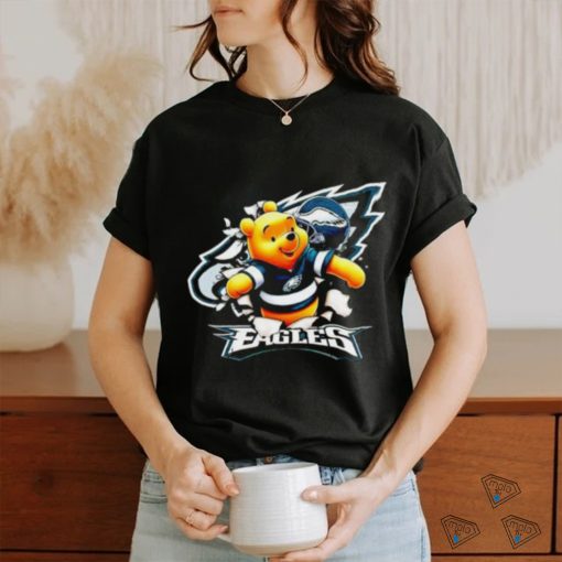 Winnie The Pooh FLN Football Philadelphia Eagles T Shirt