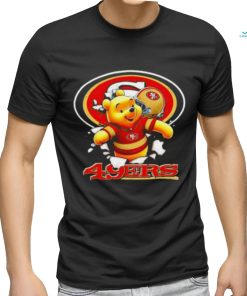 Winnie The Pooh FLN Football San Francisco 49ers T Shirt