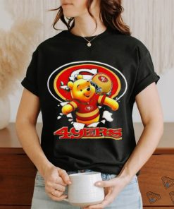 Winnie The Pooh FLN Football San Francisco 49ers T Shirt