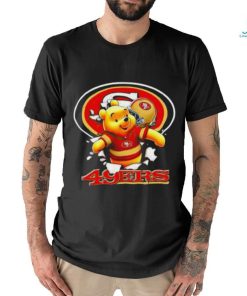 Winnie The Pooh FLN Football San Francisco 49ers T Shirt