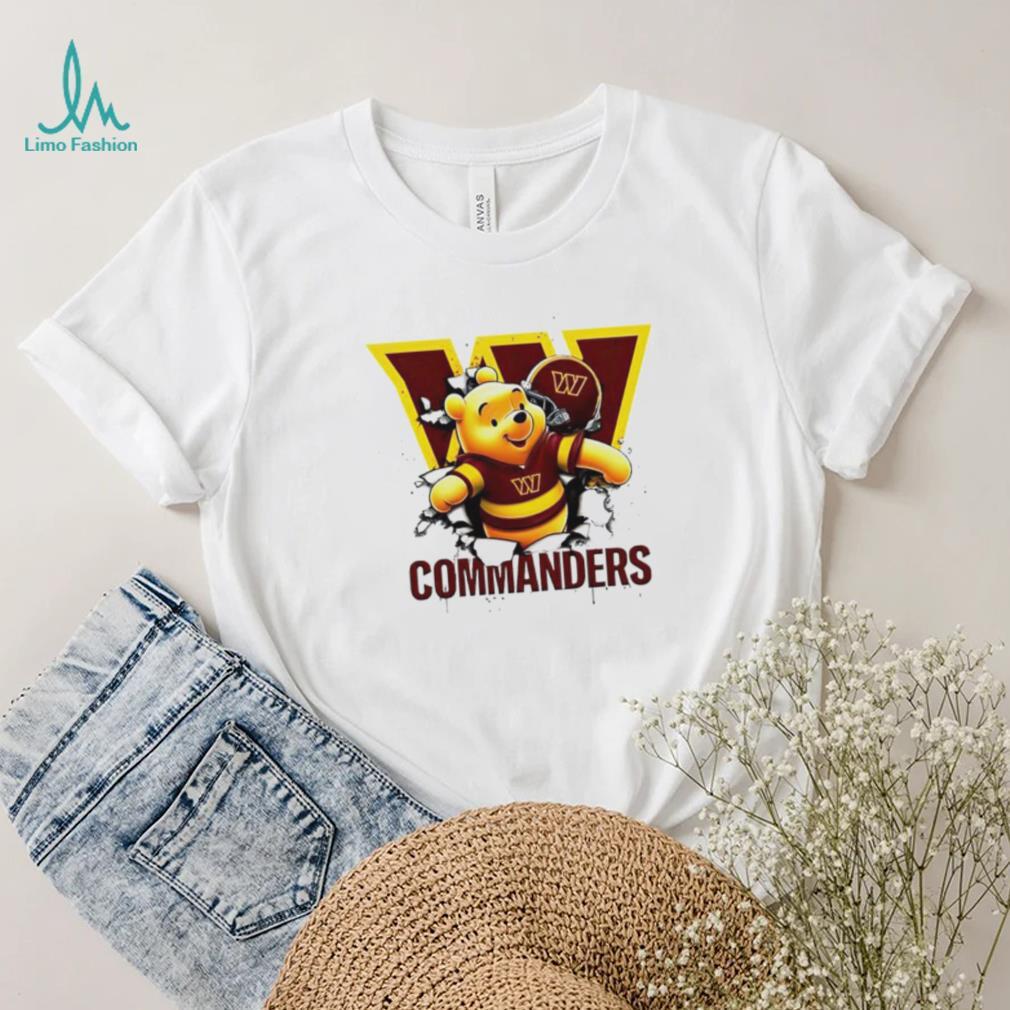 Winnie The Pooh FLN Football Washington Commanders shirt Winnie The Pooh FLN Football Washington Commanders shirt