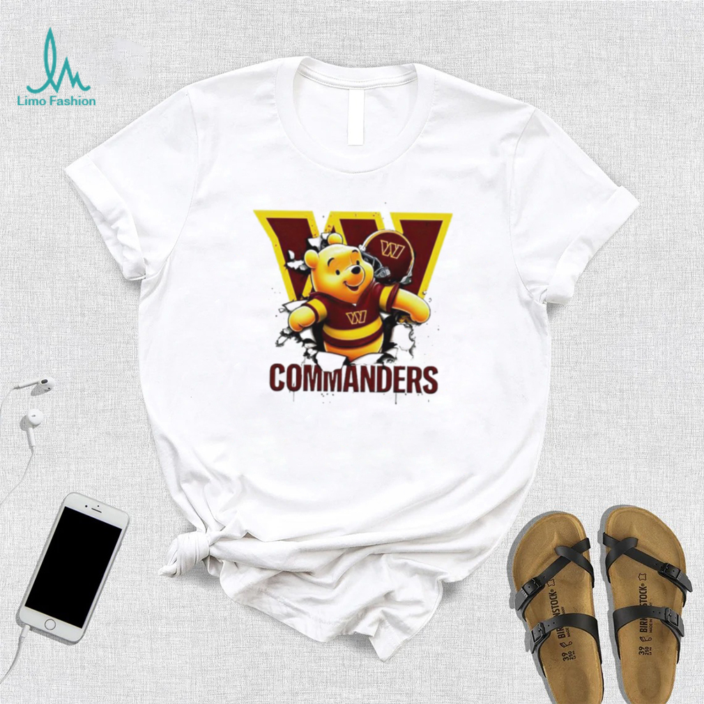 Winnie The Pooh FLN Football Washington Commanders shirt Winnie The Pooh FLN Football Washington Commanders shirt
