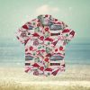 Wisconsin Badgers Floral Hawaiian Shirt