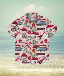 Wisconsin Badgers Thematic Stadium Print Hawaiian Shirt