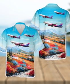 Wizzair Airbus A320 Hawaiian Shirt