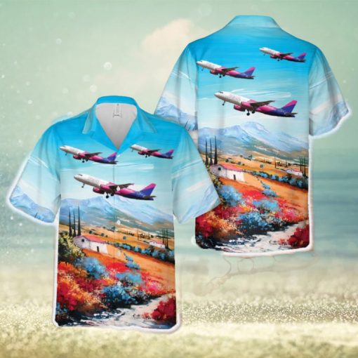 Wizzair Airbus A320 Hawaiian Shirt