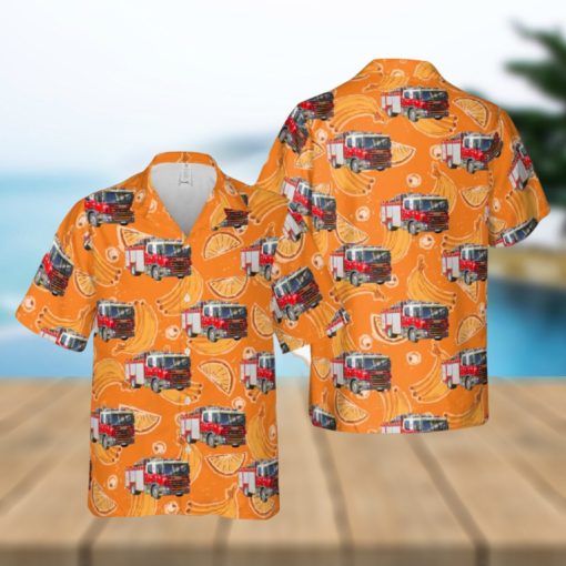 Wodonga CFA Type 4 Heavy Pumper Hawaiian Shirt