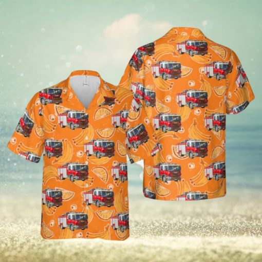 Wodonga CFA Type 4 Heavy Pumper Hawaiian Shirt