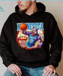Wolf Minnesota basketball mascot shirt