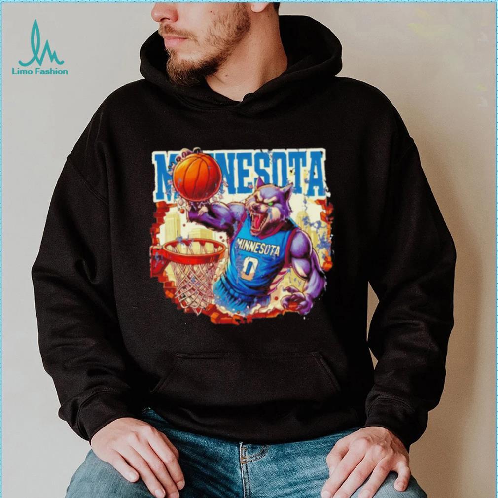 Wolf Minnesota basketball mascot shirt Wolf Minnesota basketball mascot shirt