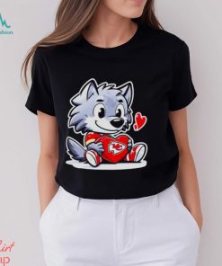 Wolf Valentine Kansas City Chiefs football shirt